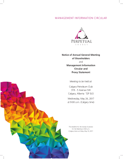 management information circular