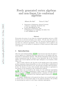 Freely generated vertex algebras and non-linear