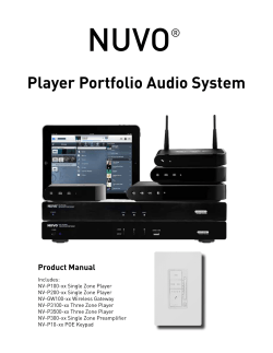 Player Portfolio Audio System