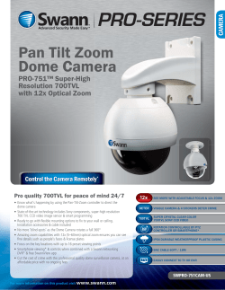 Pan Tilt Zoom Dome Camera