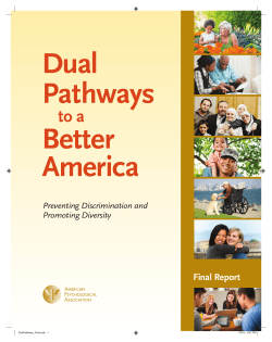 Dual pathways to a better America
