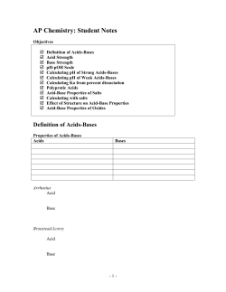 AP Chemistry: Chapter 5