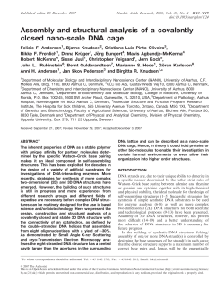 Assembly and structural analysis of a covalently closed nano