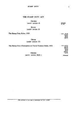 Stamp Duty Act
