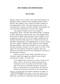 LBJ: doubles and disinformation (Summer 2014)