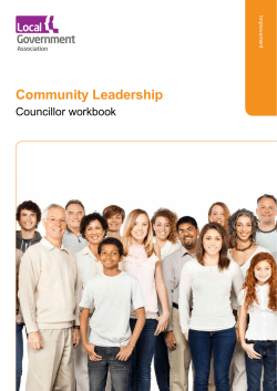 Community Leadership - Boston Borough Council
