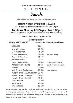 Dracula - Richmond Shakespeare Society