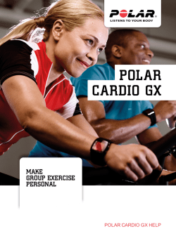 Polar Cardio GX Help - Support | Polar.com