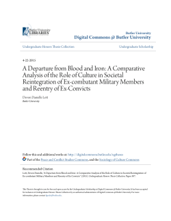 A Departure from Blood and Iron: A Comparative Analysis of the