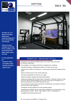 INCA 6D - Haption
