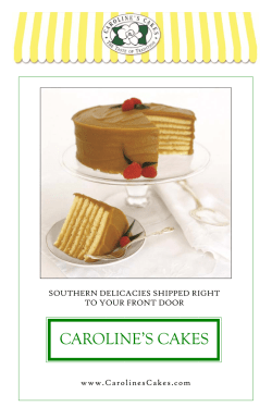 CAROLINE`S CAKES