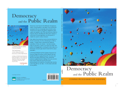 and the Public Realm Democracy