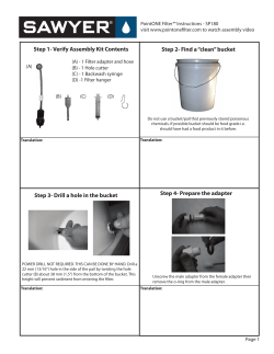 Step 1 - Sawyer Products
