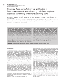 Systemic long-term delivery of antibodies in