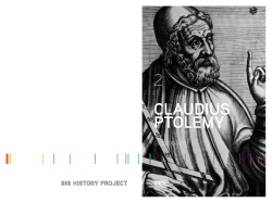claudius ptolemy 2x - Big History Project