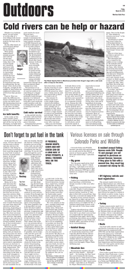 Cold฀rivers฀can฀be฀help฀or฀hazard