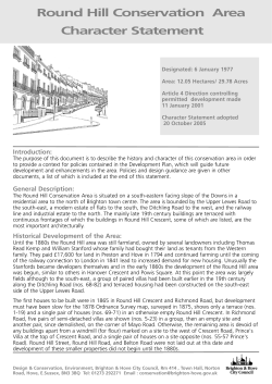 Round Hill Conservation Area Character Statement