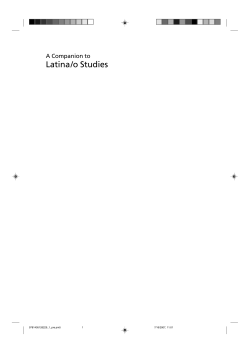 Latina/o Studies