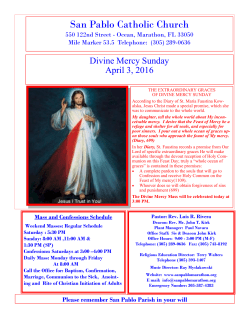 Please remember San Pablo Parish in your will