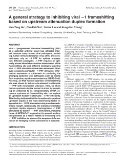 A general strategy to inhibiting viral &minus;1