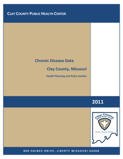 Chronic Disease Health Data 2011