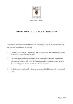 2 - OUR Archive - University of Otago