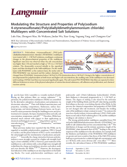 Modulating the Structure and Properties of Poly(sodium 4