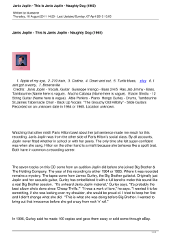 Janis Joplin - This Is Janis Joplin