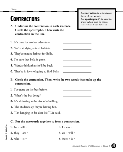 contractions