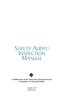 safety audit/ inspection manual