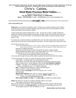 PDF version of Chris`s Cables info with order form