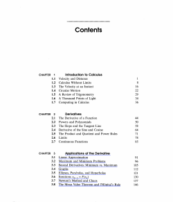 Applications of the Derivative