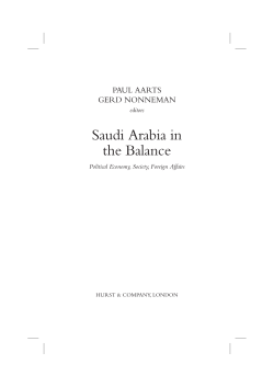 Saudi Arabia in the Balance