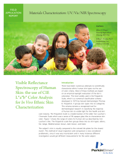 Materials Characterization: UV/Vis/NIR Spectroscopy