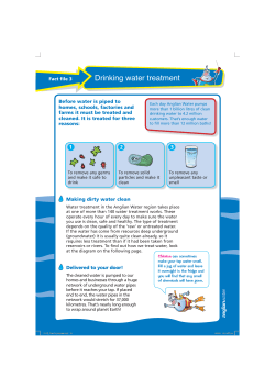 Drinking water treatment