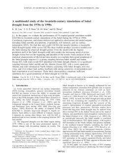 A multimodel study of the twentieth
