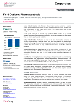Corporates - India Ratings and Research