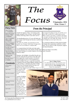 Term 3 Issue 3 2016 - Patrician Brothers` College