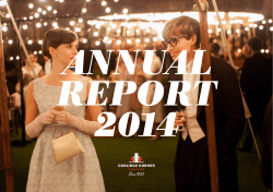 Annual Report 2014 - Coolidge Corner Theatre