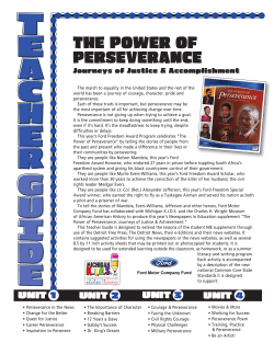 the power of perseverance