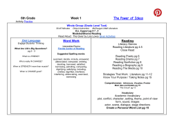 6th Grade Reading Block Implementation Guide.docx