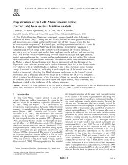 Deep structure of the Colli Albani volcanic district (central Italy) from