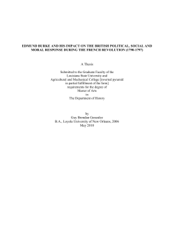 edmund burke and his impact on the british