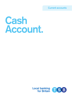 Cash Account.