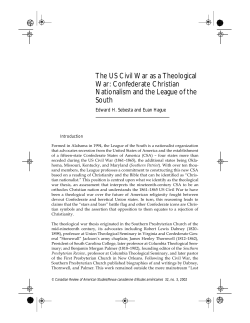 The US Civil War as a Theological War