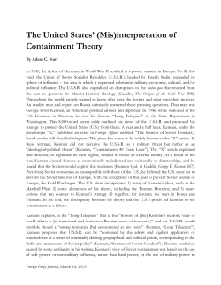 The United States` (Mis)