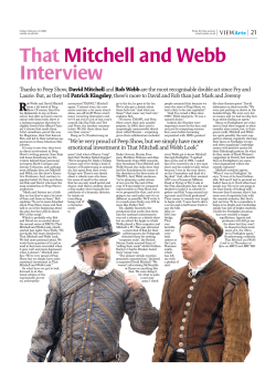 That Mitchell and Webb Interview