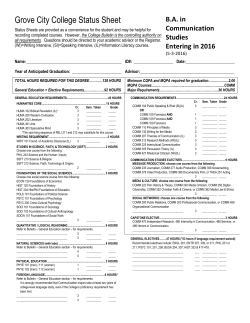 Communication Studies