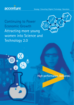 Attracting more young women into Science and Technology 2.0