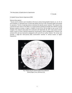 The Description of Apollo Seismic Experiments